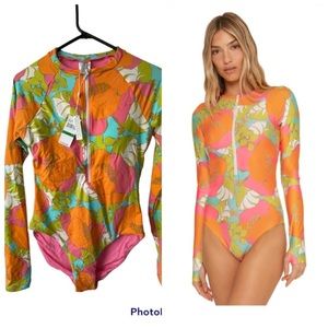 TRINA Turk Swim Spa Collection one piece swim suit L